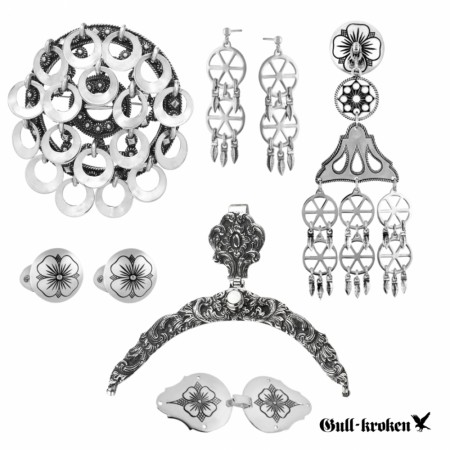 Romsdal Bunadsølv Pakke oksydert